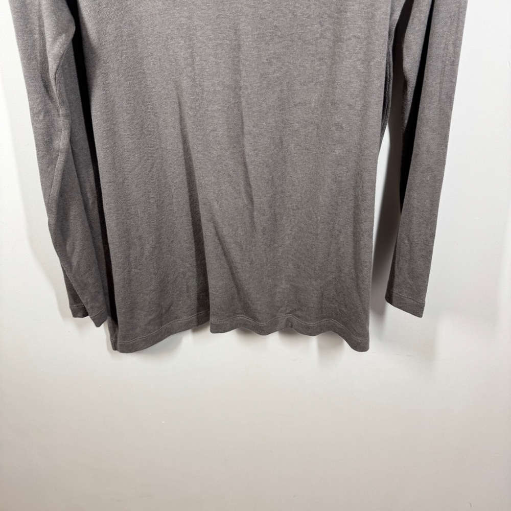 Lost in Layers Taupe Long Sleeve Tunic Top Size S/M Relaxed Fit Comfy Summer - Picture 13 of 15